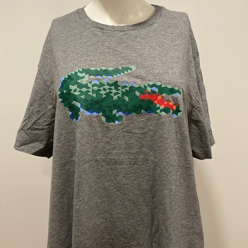 Vintage Lacoste Gray Shortsleeved Tee Sz6
